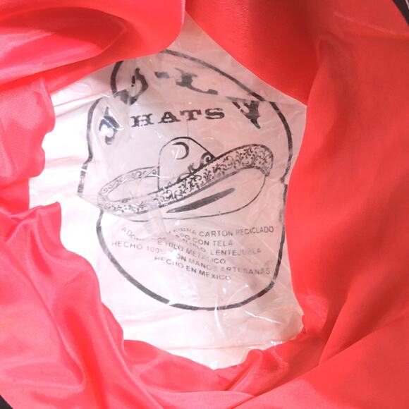 Vintage JU-LA Hats Mariachi Sombrero Yellow - Picture 6 of 8